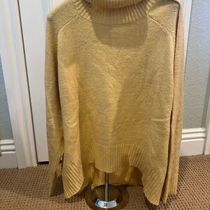Yellow Turtleneck Sweater